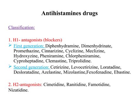 Lab three. Antihistamine drugs .powerptx | PPTX