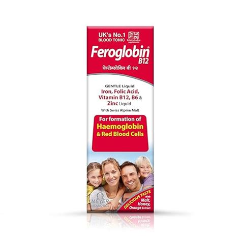 Buy Feroglobin B12 Liquid 200ml- Hematinic Liquid Supplement for Health ...