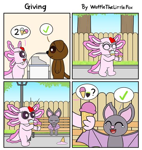 Giving (formerly "Share your happiness") : r/WholesomeComics