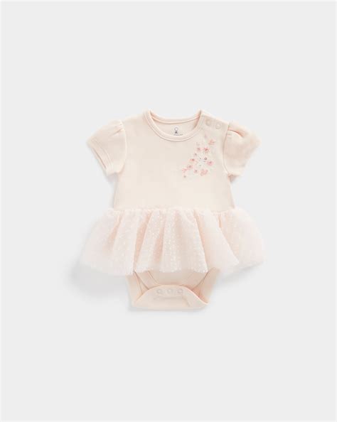 Buy Girls Half Sleeve Bodysuit-Pink Online at Best Price | Mothercare