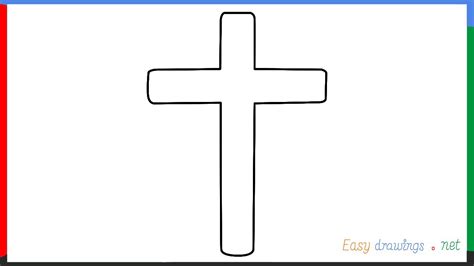 How To Draw A Cross Step By - Phaseisland17