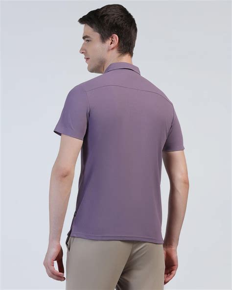 Polo Mulled Grape Solid T-Shirt - Carol