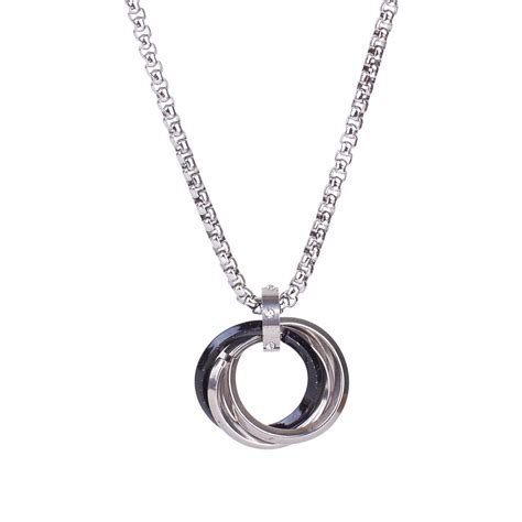 SALTY ALPHA Anti Tarnish Stainless Steel Rocky Locket Neck Chain for ...