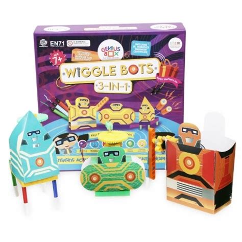 Genius Box Educational 3 In 1 Activity S.T.E.M Learning Kit For 7 Years ...