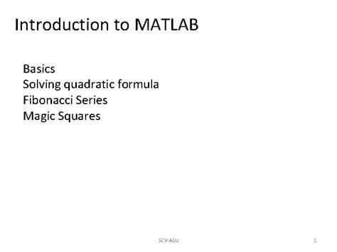 Image result for Quadratic Formula MATLAB