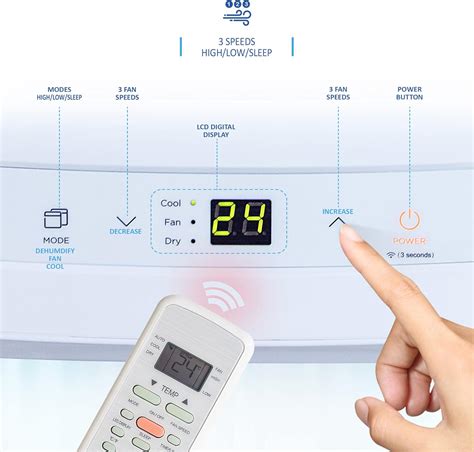 Buy ALLAIR Portable Air Conditioner Unit 5000BTU with WiFi Smart APP ...