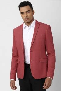 PETER ENGLAND Solid Single Breasted Formal Men Blazer - Buy PETER ...