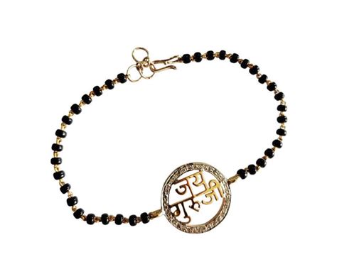 Buy Jai Guru Ji Bracelet On Mangalsutra Chain – Jewelslane