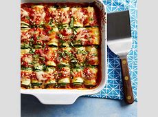 Zucchini Lasagna Rolls with Smoked Mozzarella Recipe  