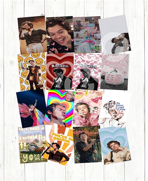 CRAFT MANIACS Harry Style Pack of 16 MATT Laminated 3X4 INCH Each LOMO ...