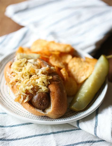 Bratwurst With Sauerkraut Instant Pot Brats With Sauerkraut Tao Of