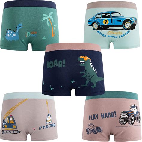 Buy Boys Boxer Briefs Toddler Boy Underwear Training Shorts Cotton 2T ...