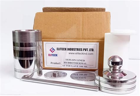 ELITECK TEFLON LINED HYDROTHERMAL AUTOCLAVE 100 ML : Amazon.in ...