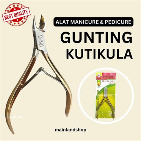 Jual GOLD Cuticle Nipper Solingen Nippers Gunting Kutikula Kuku Kulit ...