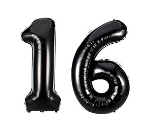 Beeban 32 Inch Birthday Number Helium Foil Balloon For Birthday ...