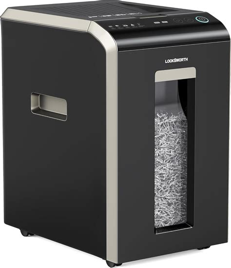 Amazon.com : Locksworth-200-sheet Micro-Cut Paper Shredder, P-5 High ...