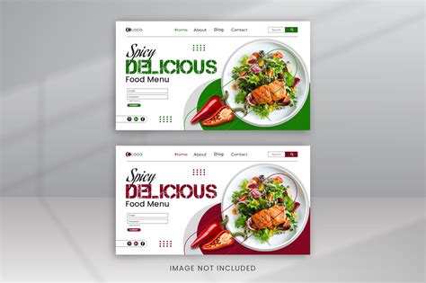 Food Menu Web Page Design 的图像结果