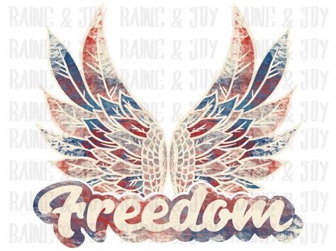Buy Freedom Png, Wings Png, 4th of July Png, Fourth of July Png, Png ...