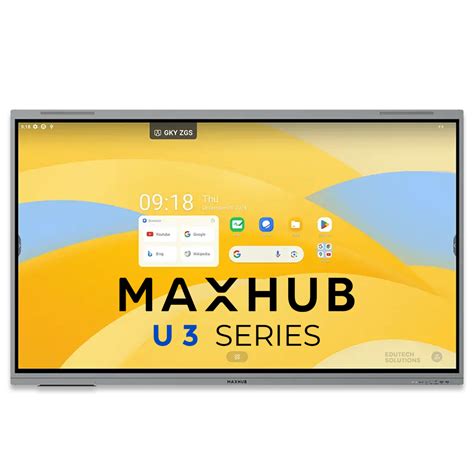 MaxHub Interactive Flat Panels | E2, E3, U3 Series (65–86 Inch)