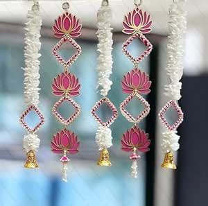 Craftomanic® Handmade decorativ Gajra Wall Hanging (Latkan) for Ganpati ...