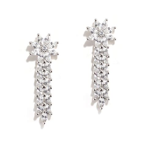 American Diamond Shooting Star Drop Earrings – XPNSV