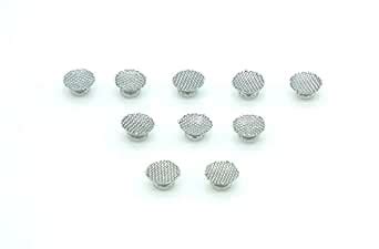 ADDLER DENTAL ORTHO BONDABLE LINGUAL BUTTONS WITH MESH BASE ROUND (PACK ...