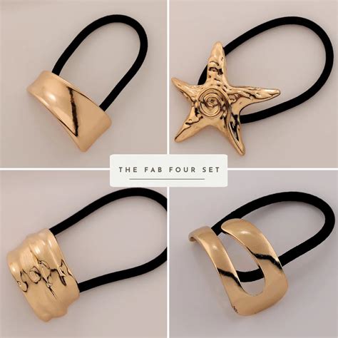 The Fab Four Haircuff Set 1 (Bundle Of 4) – Suav Jewels