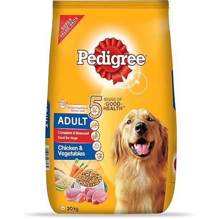 Buy Pedigree Dry Food for Adult Dogs, Chicken & Vegetables Flavour ...
