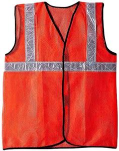 Sk world Reflective Waist Coat High Visibility Jacket Safety Jacket ...