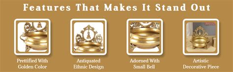 Buy Two Moustaches Ethnic Indian Carved 7 Inches Brass Decor Urli Bowl ...