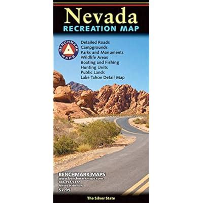 Nevada Recreation Map Benchmark Maps Map – Folded India | Ubuy