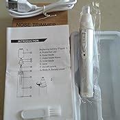 Lifelong LLPCM03 Rechargeable Nose and Ear Trimmer; 40 minutes Runtime ...
