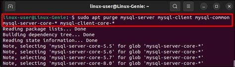 Image result for Ubuntu Uninstall MySQL