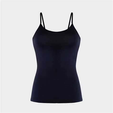Essential Ultra Soft Modal Camisole with Adjustable Straps-NYC012-Blac ...