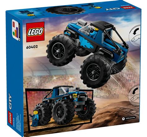 Lego City Blue Monster Truck OffRoad Toy 60402 Multicolour For Kids ...