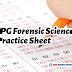 NFAT-PG Practice Sheet | MSc. Forensic Science Entrance | NFSU Entrance