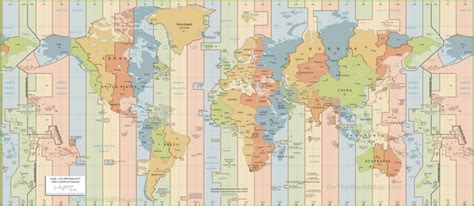 World time zones map - Ontheworldmap.com