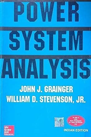 Power System Analysis By John J Grainger (Second Hand & Used Book) (S ...