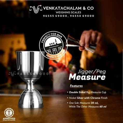 Bar Accessories - Stainless Steel Peg Measure 30 60ml Manufacturer from ...