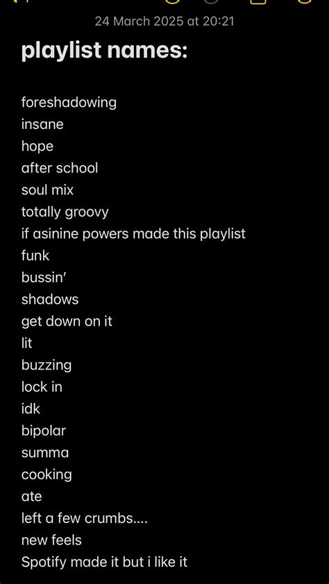 playlist names #13 in 2025 | Playlist names ideas, Therapy playlist, Good playlists