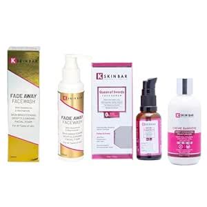 K SKIN BAR Fadeaway facewash + queen of swords serum+ crème barriere ...