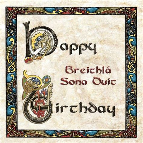 Happy Birthday Andrea xx Happy Birthday In Gaelic, Happy Birthday To ...