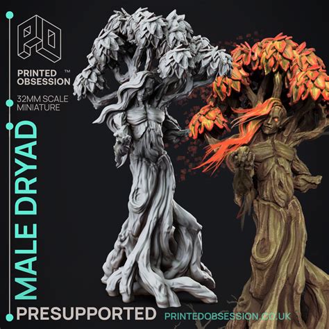 3D file Dryad - Faywild Vs Shadowfell - PRESUPPORTED - Illustrated and ...