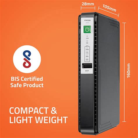 AR-MINIDC-3 Mini UPS with BIS Certified