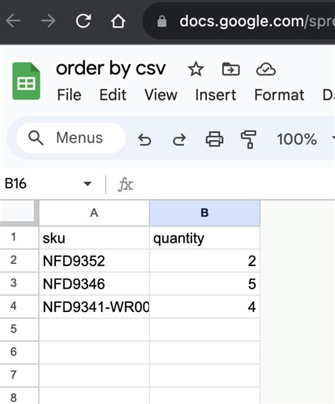 Order Sample CSV File 的图像结果