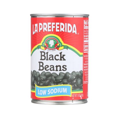 Low Sodium Black Beans – La Preferida