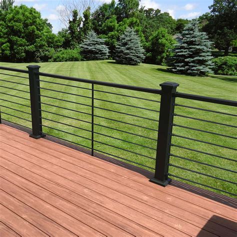 Black Aluminum Porch Railings