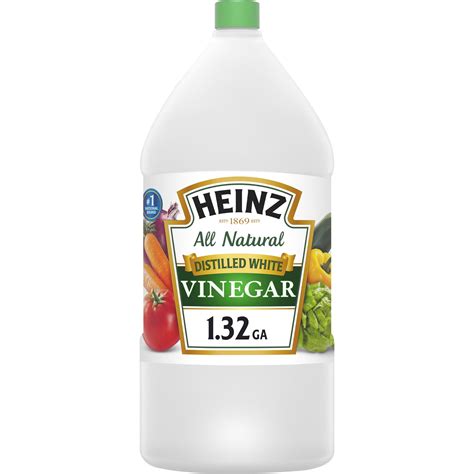 Heinz All Natural Distilled White Vinegar 5% Acidity, 1.32 gal Jug ...