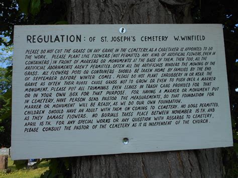 Saint Joseph's Cemetery in West Winfield, New York - Find a Grave Cemetery