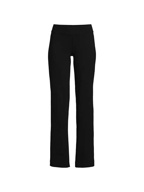 Lands' End Women's Starfish Mid Rise Straight Leg Pants - Walmart.com